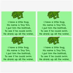 Little Frog Poem Belt Buckles