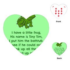 Little Frog Poem Playing Cards (heart) 