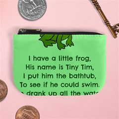 Little Frog Poem Mini Coin Purses by athenastemple