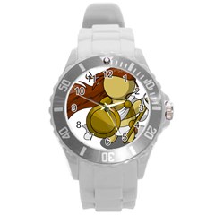 Athena Round Plastic Sport Watch (l) by athenastemple