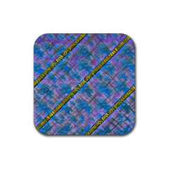 A  Golden Starry Gift I Have Rubber Coaster (square)  by pepitasart