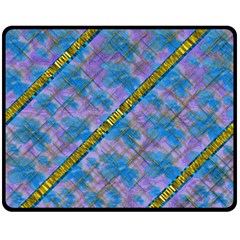 A  Golden Starry Gift I Have Double Sided Fleece Blanket (medium)  by pepitasart