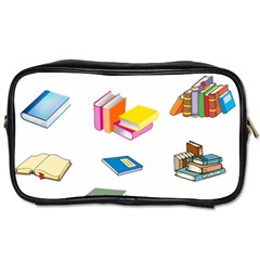 Bookworm Pattern Toiletries Bags