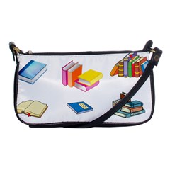 Bookworm Pattern Shoulder Clutch Bags