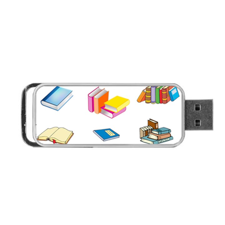 Bookworm Pattern Portable USB Flash (One Side)