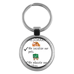 Homeschoolers Socialize Key Chains (round)  by athenastemple