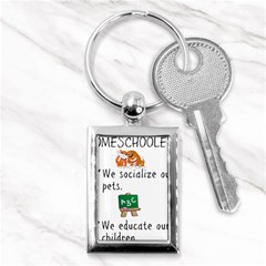 Homeschoolers Socialize Key Chains (rectangle)  by athenastemple