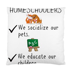 Homeschoolers Socialize Standard Cushion Case (one Side) by athenastemple