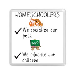 Homeschoolers Socialize Memory Card Reader (square)  by athenastemple