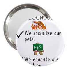 Homeschoolers Socialize 3  Handbag Mirrors