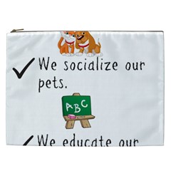 Homeschoolers Socialize Cosmetic Bag (xxl)  by athenastemple