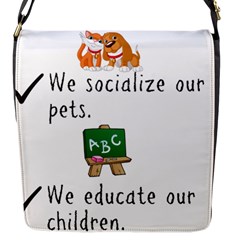 Homeschoolers Socialize Flap Messenger Bag (s) by athenastemple