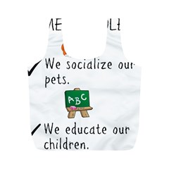 Homeschoolers Socialize Full Print Recycle Bags (m) 