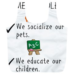 Homeschoolers Socialize Full Print Recycle Bags (l)  by athenastemple