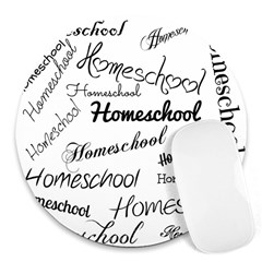 Homeschool Round Mousepads by athenastemple