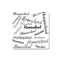 Homeschool Square Magnet by athenastemple