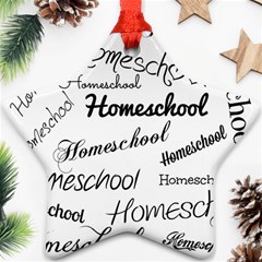 Homeschool Star Ornament (two Sides) by athenastemple