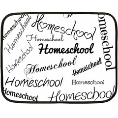 Homeschool Double Sided Fleece Blanket (mini)  by athenastemple