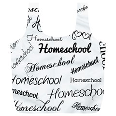 Homeschool Full Print Recycle Bags (l)  by athenastemple