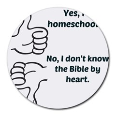 Bible No Round Mousepads