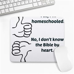 Bible No Large Mousepads