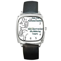 Bible No Square Metal Watch