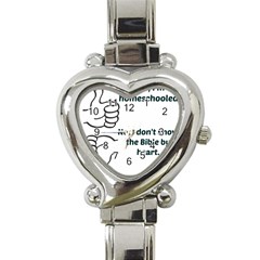 Bible No Heart Italian Charm Watch by athenastemple