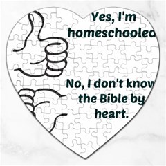 Bible No Jigsaw Puzzle (heart) by athenastemple