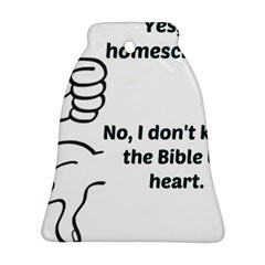 Bible No Ornament (bell)