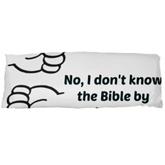 Bible No Body Pillow Case Dakimakura (two Sides) by athenastemple