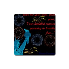 Huddledmasses Square Magnet by athenastemple