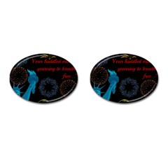 Huddledmasses Cufflinks (oval) by athenastemple