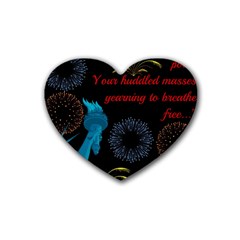 Huddledmasses Heart Coaster (4 Pack)  by athenastemple