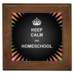 Keepcalmhomeschool Framed Tiles by athenastemple