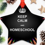 Keepcalmhomeschool Ornament (Star) Front