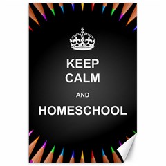 Keepcalmhomeschool Canvas 20  X 30  