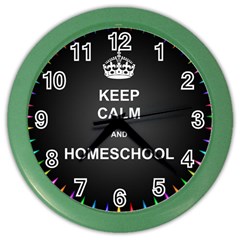 Keepcalmhomeschool Color Wall Clocks