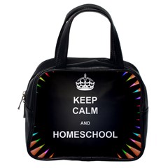 Keepcalmhomeschool Classic Handbags (one Side)