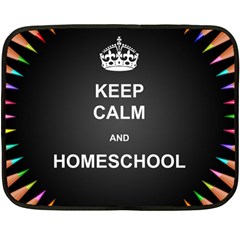 Keepcalmhomeschool Fleece Blanket (mini) by athenastemple