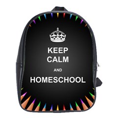 Keepcalmhomeschool School Bags(large)  by athenastemple