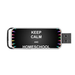 Keepcalmhomeschool Portable Usb Flash (one Side) by athenastemple