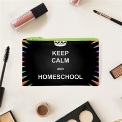 Keepcalmhomeschool Cosmetic Bag (xs) by athenastemple