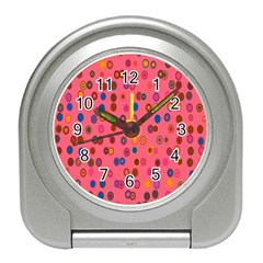 Circles Abstract Circle Colors Travel Alarm Clocks by Nexatart