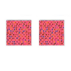 Circles Abstract Circle Colors Cufflinks (square) by Nexatart