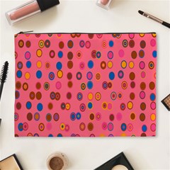 Circles Abstract Circle Colors Cosmetic Bag (xl) by Nexatart