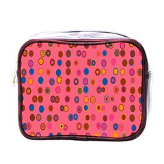 Circles Abstract Circle Colors Mini Toiletries Bags by Nexatart