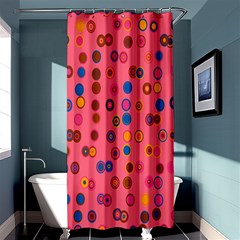 Circles Abstract Circle Colors Shower Curtain 36  X 72  (stall)  by Nexatart