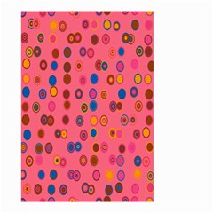 Circles Abstract Circle Colors Small Garden Flag (two Sides)