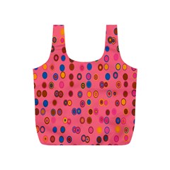 Circles Abstract Circle Colors Full Print Recycle Bags (s) 