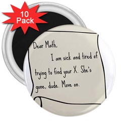 Mathx 3  Magnets (10 Pack) 